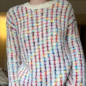 Comfy, Colorful Sweater! Size Medium